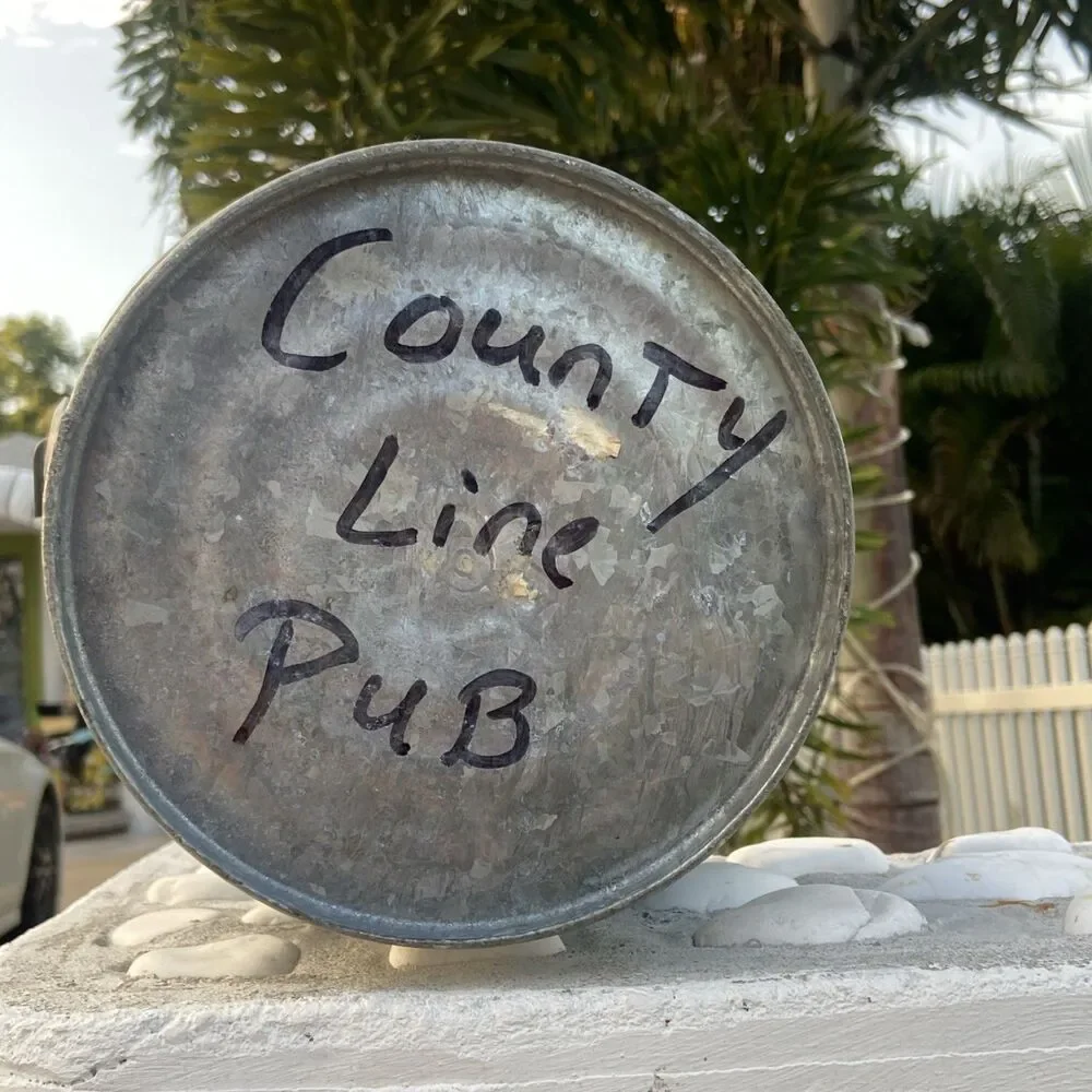 Corona Extra Beer Ice Bucket 5 Qt. Galvanized Metal Party Bucket Vintage